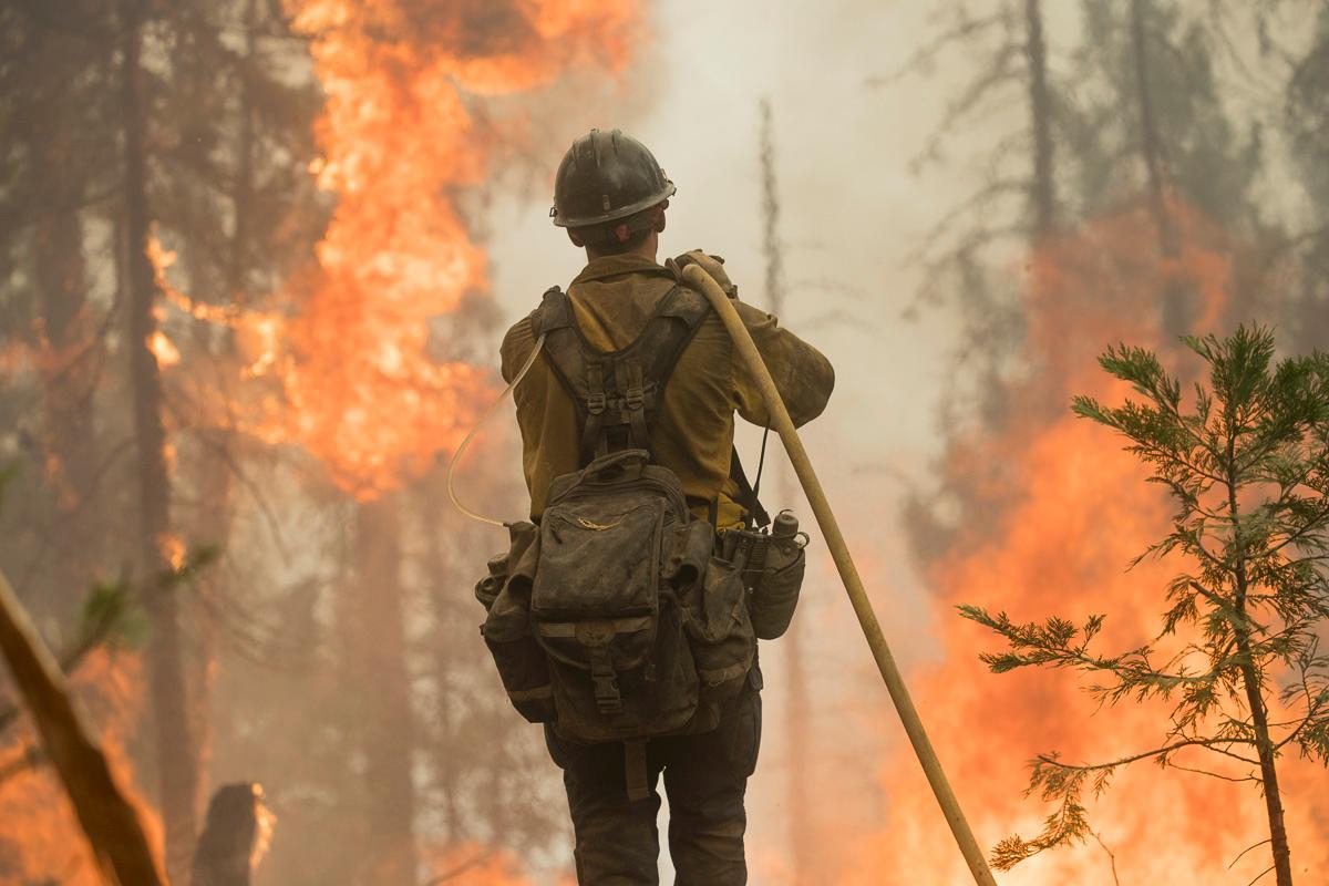 El Incendio Ferguson desafía el control durante cuatro semanas - Las llamas  se extendieron en Yosemite; El humo cierra el Valle Yosemite y dos  carreteras en el Parque - CSERC